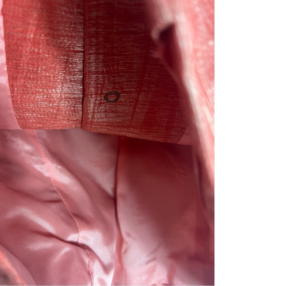 ELLIOTT LAUREN Linen Blend Dress Jacket in Orange Size 4 -- GORGEOUS!!!! - Picture 6 of 9
